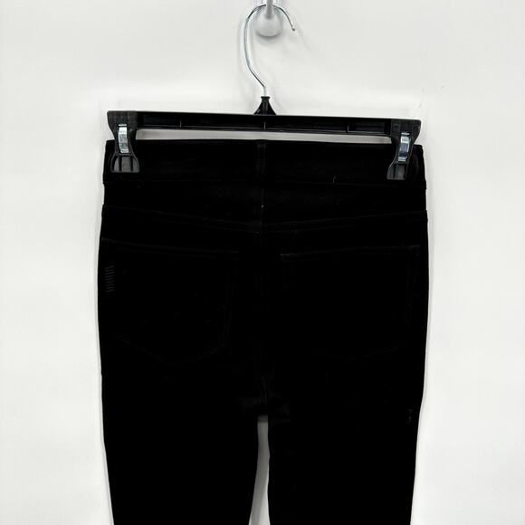 PAIGE DENIM NWT High Rise Manhattan Boot Ponte Pant in Black // 00 - Picture 10 of 13